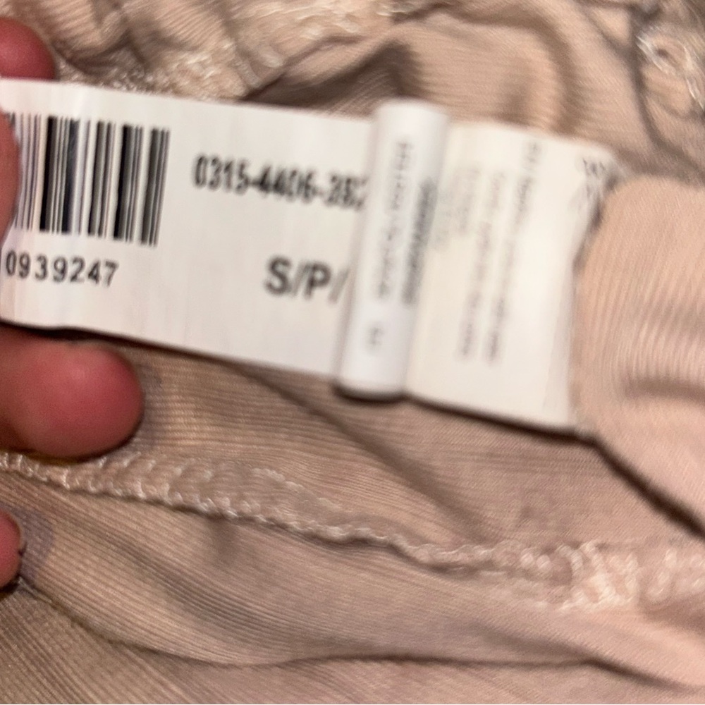 Tan Ribbed Mini Skirt - Picture 3 of 3